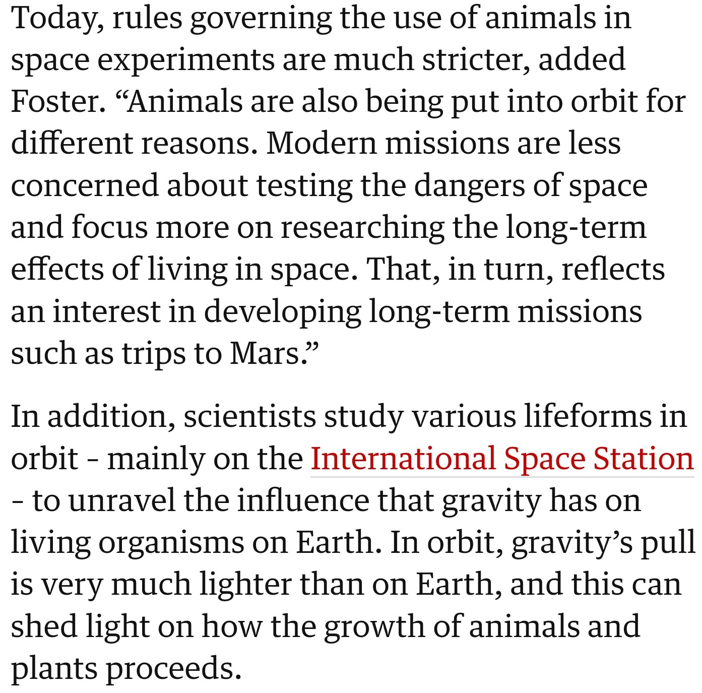 The rules governing the use of animals in space experiments have gotten tougher over time