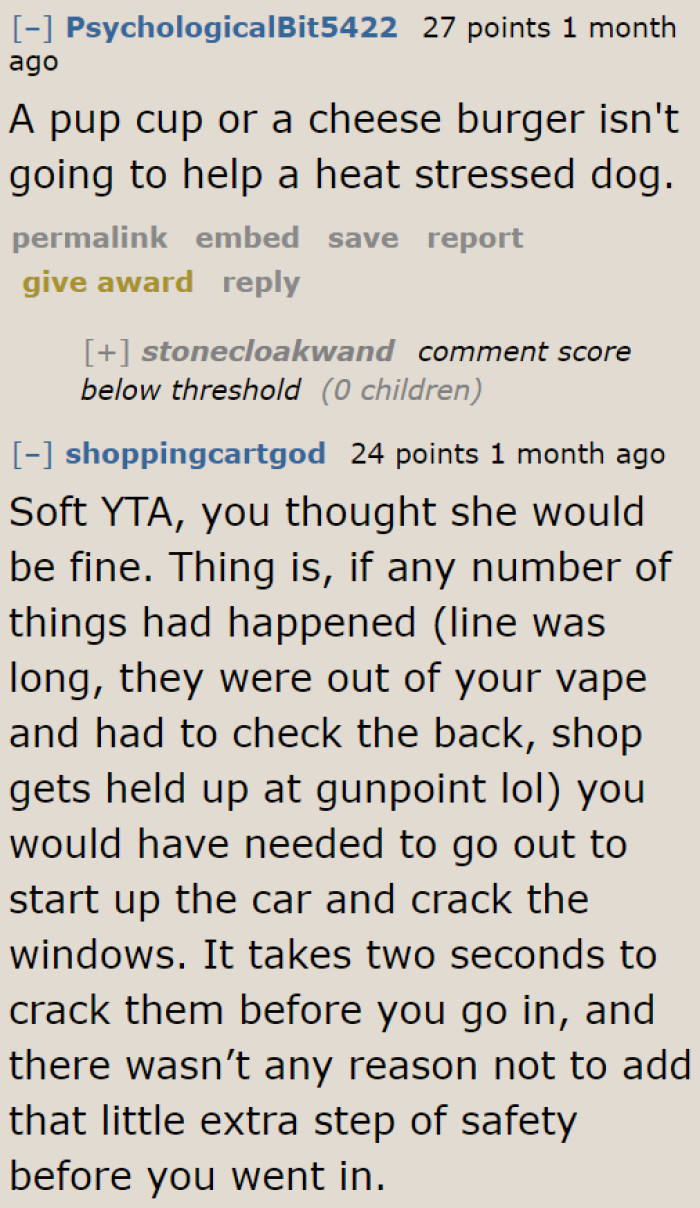 Anything could happen. That's why putting the windows down is important.
