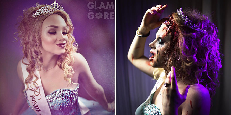 4. Prom Queen Before And After A Nasty Fight For The Crown