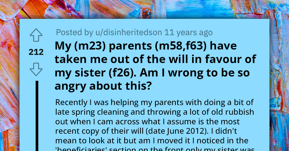 23YearOld Accidentally Finds Parents' Will While Cleaning, Finds Out
