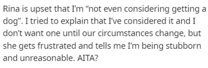 OP's partner is upset and frustrated about OP's views, so he turned to Reddit for guidance