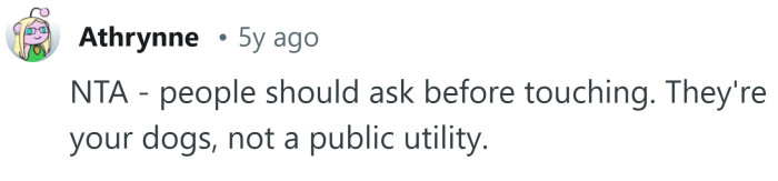 They're not public property.