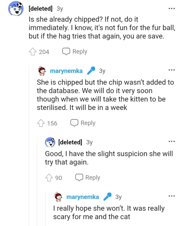 And the comments roll in...