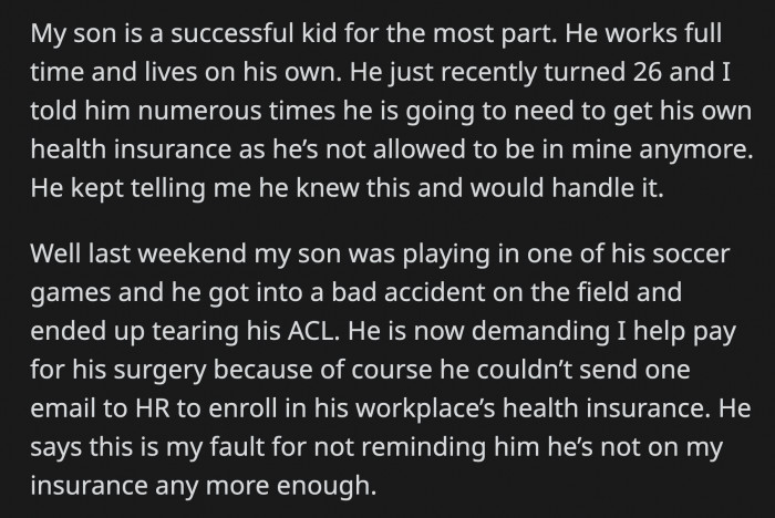 OP and her husband also plan to retire in the next few years, and they are unsure of the possibility if they help their son with the surgery.