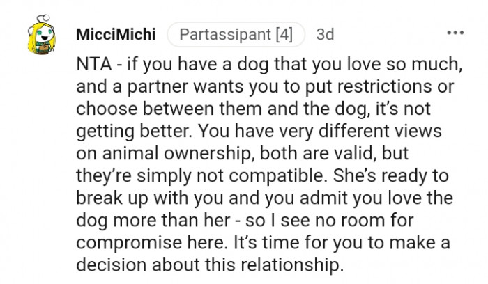 You have different views on animal ownership