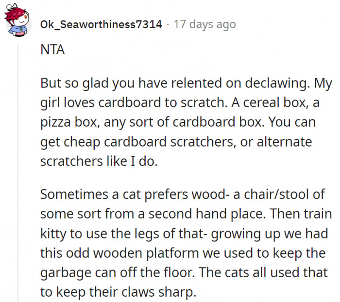 17. The poor cat sounds bored to death