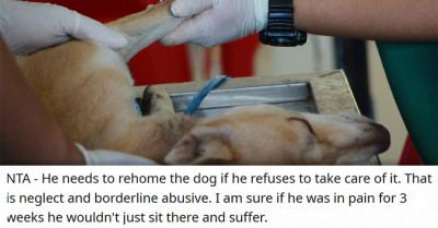 Poor Teen Feels Bad For Yelling At Dad Over Postponing To Take Their Sick Dog To The Vet