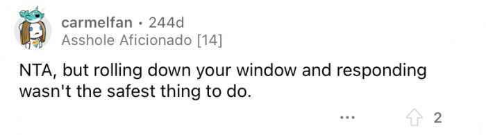 Not the safest thing to do.