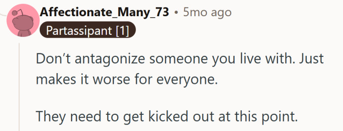 Tension’s already high enough; eviction might just be the ultimate reset button.
