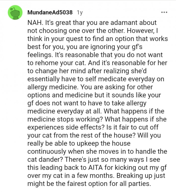 You are ignoring your GF's feelings