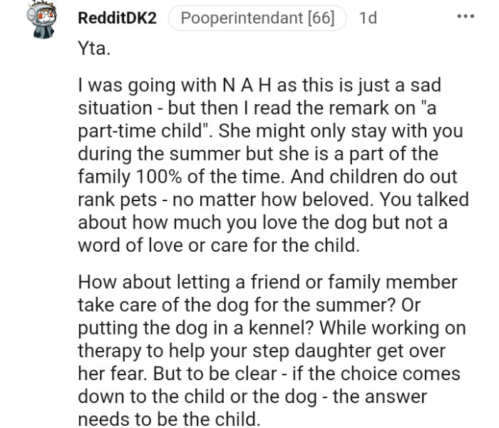 14. The answer needs to be the child