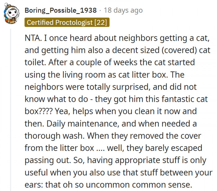 11. In addition to having the right stuff, the roommate should also know about maintenance and all that to actually make those things effective