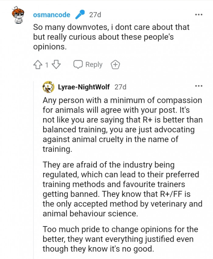 The OP just had to comment on the downvotes the post got