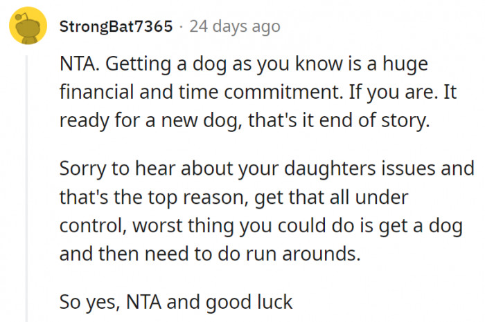 15. Dogs aren't for people who aren't ready for them