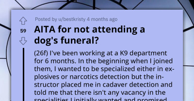 Novice K9 Handler Skips Her Dog's Funeral For Cosmetics Appointment, Now Puzzled By Instructor's Anger
