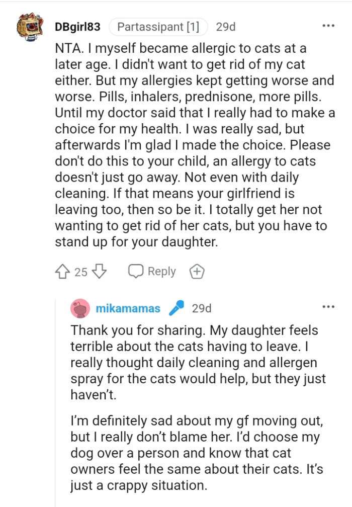 An allergy to cats doesn't just go away