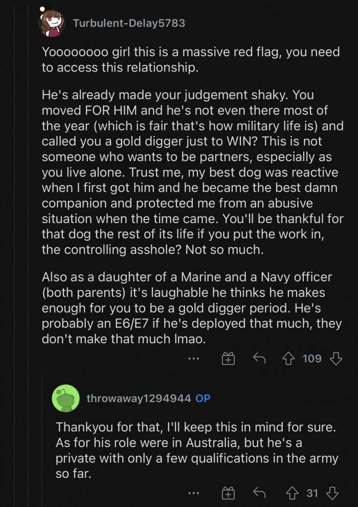 You simply cannot ignore the red flags.