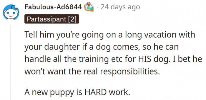 18. Get him to do all the hard work