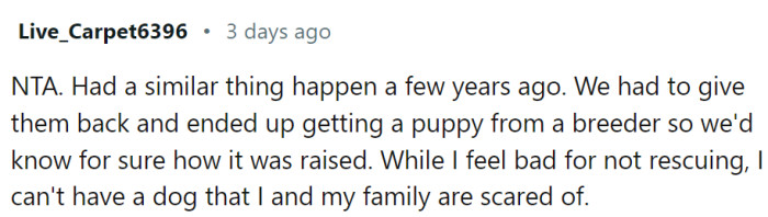 This Redditor was in a similar situation: