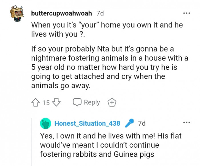 It's going to be a nightmare fostering animals