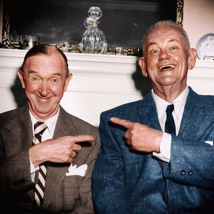 16. In 1956, Laurel & Hardy made their final public appearance together