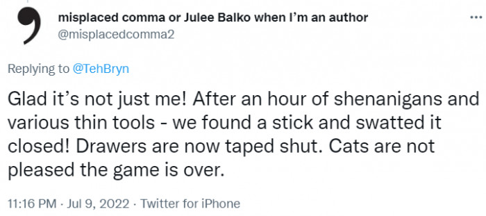 And it was expressed in this tweet