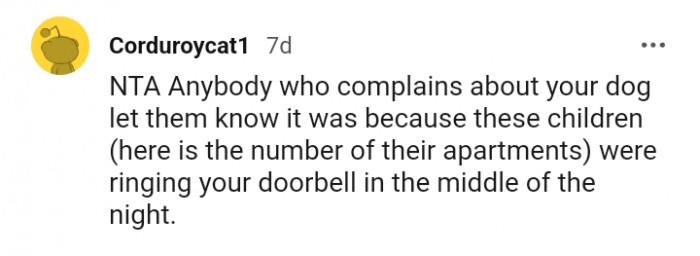 Let them know it was because of these children