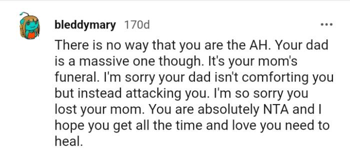 Here are a bunch of the top comments from other Redditors in response to the story