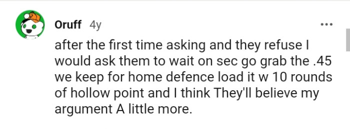 They'll Believe This Redditor's Argument a Little More