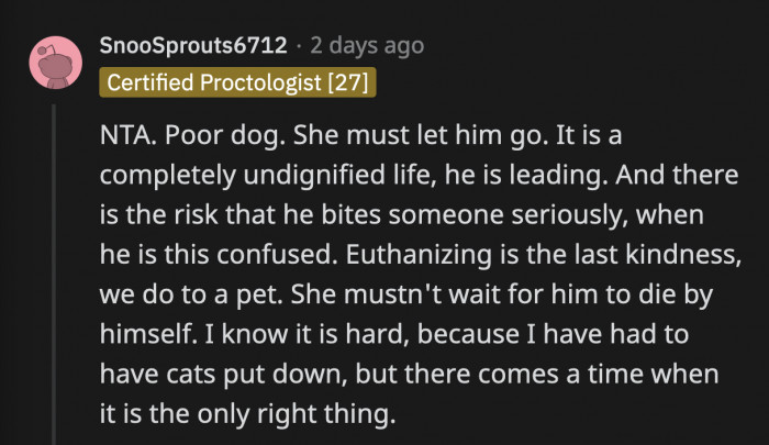 It's a difficult choice, but it is the right one.