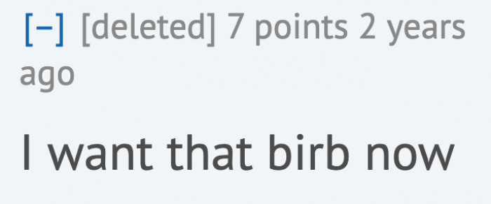 People want to have this cussing bird.