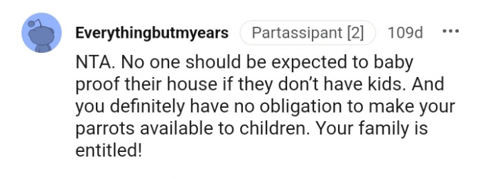 No one should be expected to baby-proof their house
