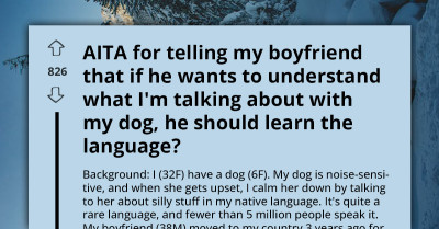 Boyfriend Demands Girlfriend Speak English to Her Dog Because He Feels “Left Out”