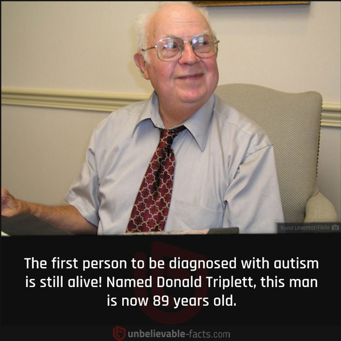 42. The first man to be diagnosed with autism