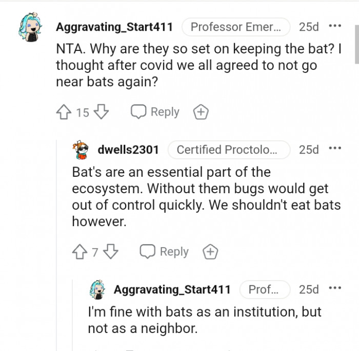 Bats are an essential part of the ecosystem