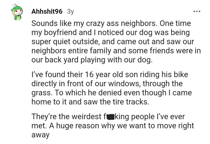 A lot of people seem to have had experiences with