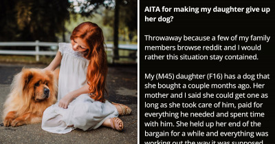 Reddit Users Rip Into Father Who Made His Daughter Get Rid Of Her Dog
