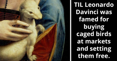 Redditors Learn How Leonardo Da Vinci Became Famous for Buying Caged Birds at Markets and Setting Them Free