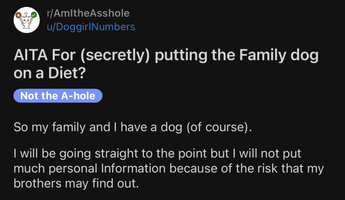 Here's the original post by Reddit user u/DoggirlNumbers: