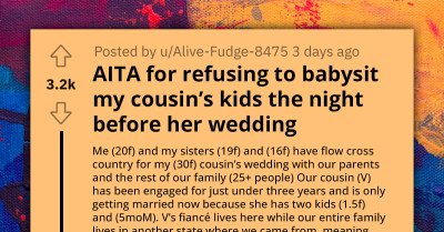 Young Girl Faces Family Tension When Asked To Babysit During Her Cousin's Wedding Preparations