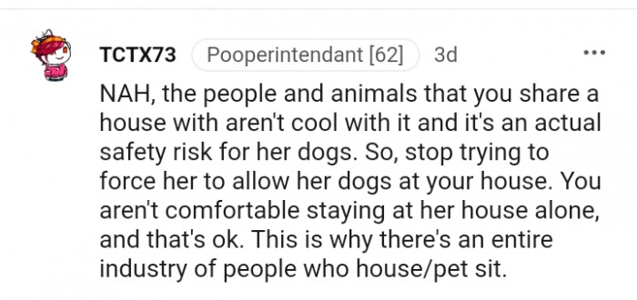 4. Stop trying to force her