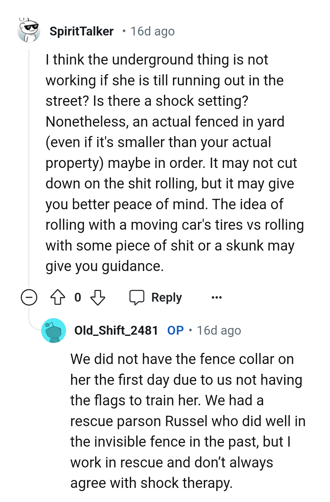 An Actual Fence in the Yard May Be in Order