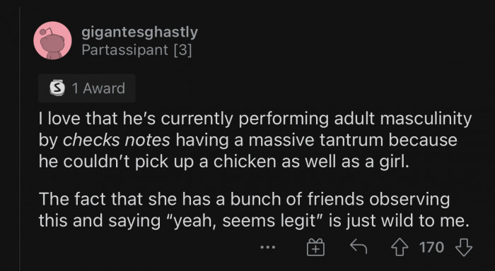 The friends must be as toxic as he is.