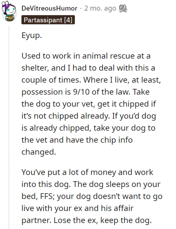 People flocked in to provide their insights on what OP should do.