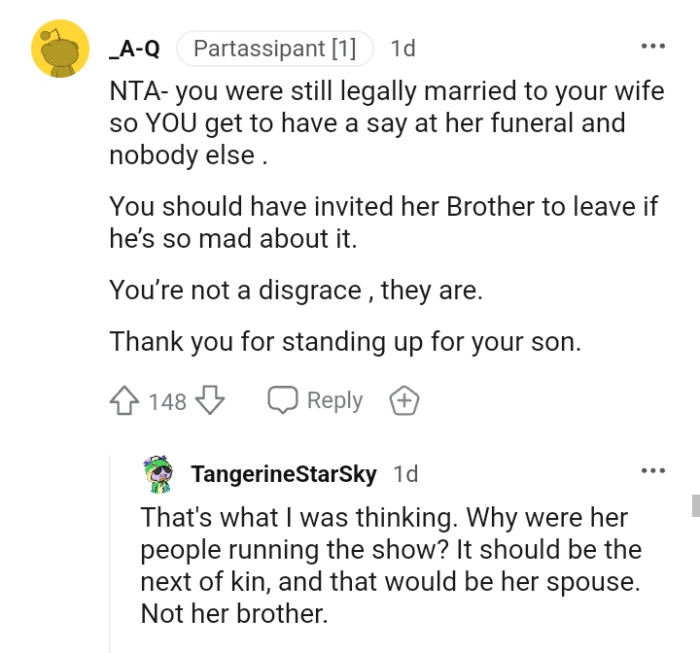 The OP should have invited the wife's brother to leave if he's so mad about it