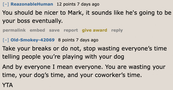 Let's see what happens if the OP's coworker becomes boss.