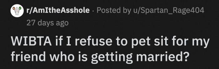 The tailor they went to was two hours away and would ruin OP's schedule for the day