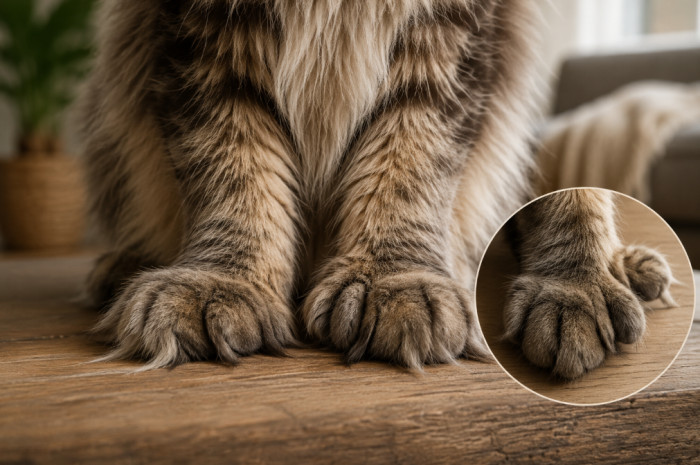 4. Look at the paws