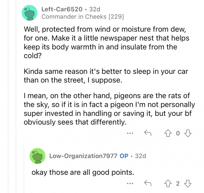 “It's better to sleep in your car than on the street.”