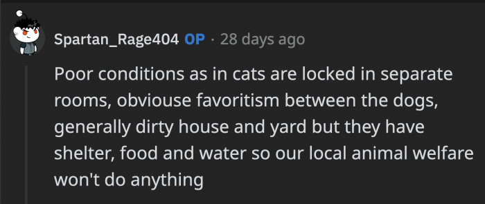 Oh man, pets need so much more than just food, housing, and the occasional attention. However, it is not OP's responsibility to check on them during the wedding or before that.
